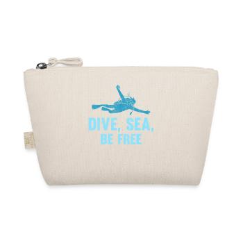 Scuba Diving, Scuba Diving, Holiday Sea Diver - Organic Pouch - nature - Front