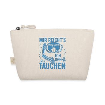 Mir reicht's ich geh tauchen Gerätetauchen Taucher - Bio-Täschchen - Natur - Vorne