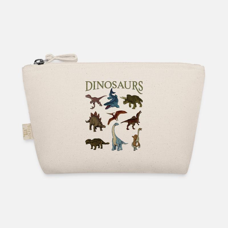 Verschiedene Dinosaurier Bio-Täschchen