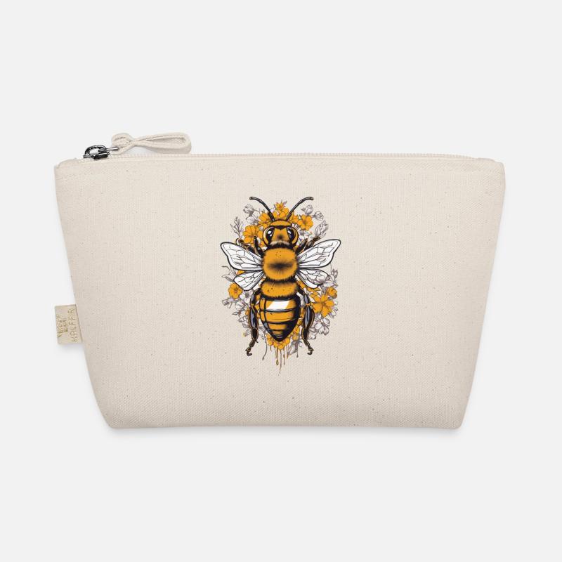 Hobby Imker Bienen Ästhetik Honigliebe Design - Bio-Täschchen - Natur
