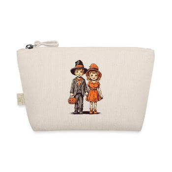 Rétro Halloween Trick or Treat Kids Design - Trousse biologique - nature - Devant