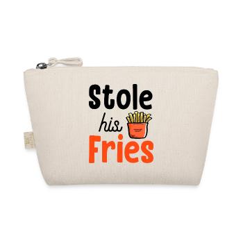 a volé ses frites son coeur - couple - Trousse biologique - nature - Devant