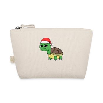 Turtle Christmas - Organic Pouch - nature - Front