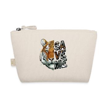 Tiger Save Me Wildkatze - Bio-Täschchen - Natur - Vorne