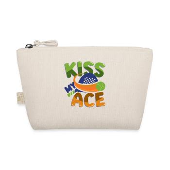 Padel-tennis-liebhaber, Kiss My Ace, Padel Tennis - Bio-Täschchen - Natur - Vorne