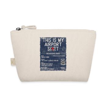 Vacation Travel Quote - This Is My Airport - Organic Pouch - nature - Front
