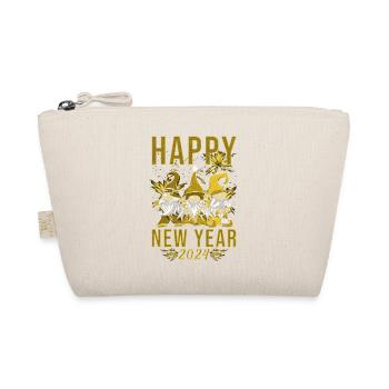 Happy New Year 2024 - Bio-Täschchen - Natur - Vorne