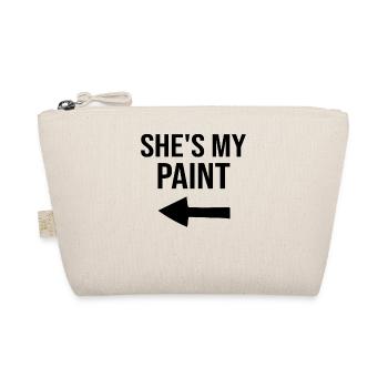 My Color My Canvas - Couple assorti - Trousse biologique - nature - Devant