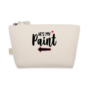 My Color My Canvas - Couple assorti - Trousse biologique - nature - Devant