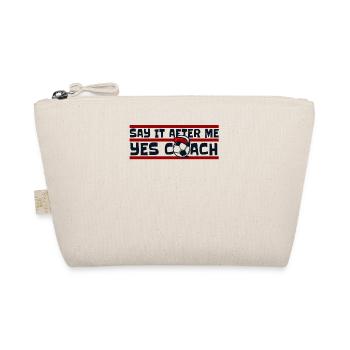 Dites-le après moi Oui Entraîneur Football Gardien de but - Trousse biologique - nature - Devant