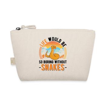 Snake Owners Snake Lovers - Organic Pouch - nature - Front