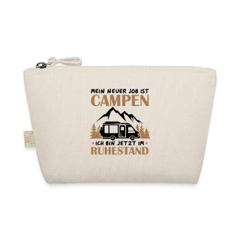Renter Camping Geschenk - Bio-Täschchen - Natur - Vorne