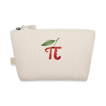 Cherry Pi Day Funny Cake Cherries 3.14 Humor - Organic Pouch - nature - Front