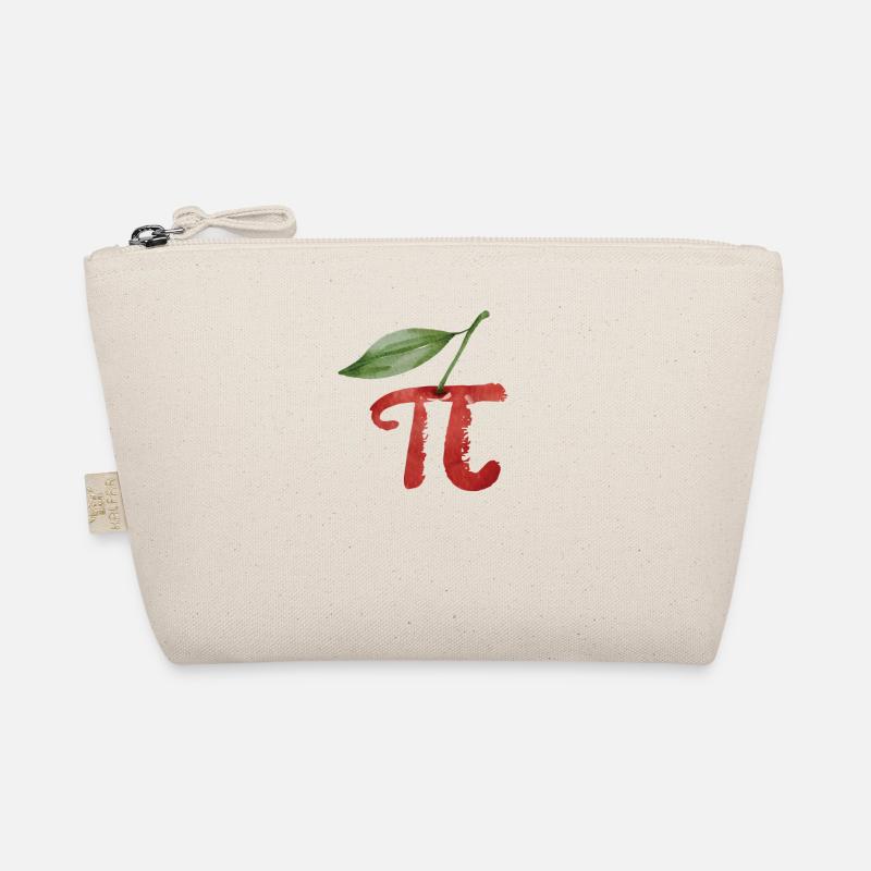 Cherry Pi Day Funny Cake Cherries 3.14 Humor Organic Pouch