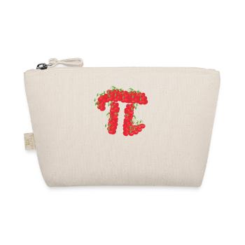 Cherry Pi Day Funny Cake Cherries 3.14 Humor - Organic Pouch - nature - Front