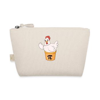Chicken Pot Pie Funny Math Pi Day Funny Cute - Organic Pouch - nature - Front