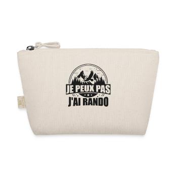 Je Peux Pas J'ai Rando - Humour Cadeau Randonneur - Trousse biologique - nature - Devant