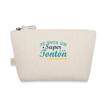 Je Suis Un Super Tonton Qui Déchire Cadeau Humour - Trousse biologique - nature - Devant