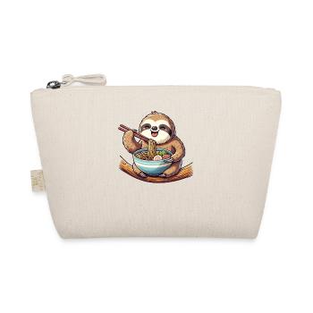 cute sloth eats ramen noodles sloths ramen - Organic Pouch - nature - Front