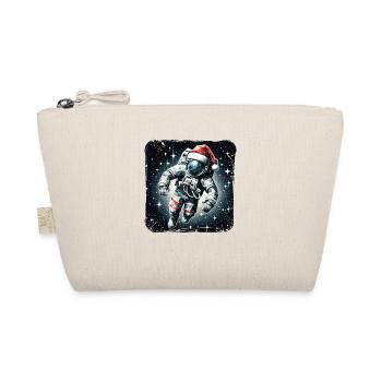 Astronaute Père Noël Polygone Noël - Trousse biologique - nature - Devant