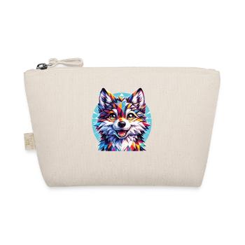 Polygon Wolf Boy - Organic Pouch - nature - Front