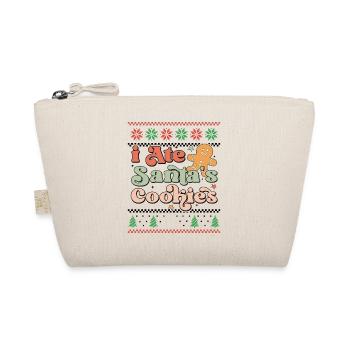 I ate Santa's Cookies - Retro Ugly Christmas Xmas - Bio-Täschchen - Natur - Vorne