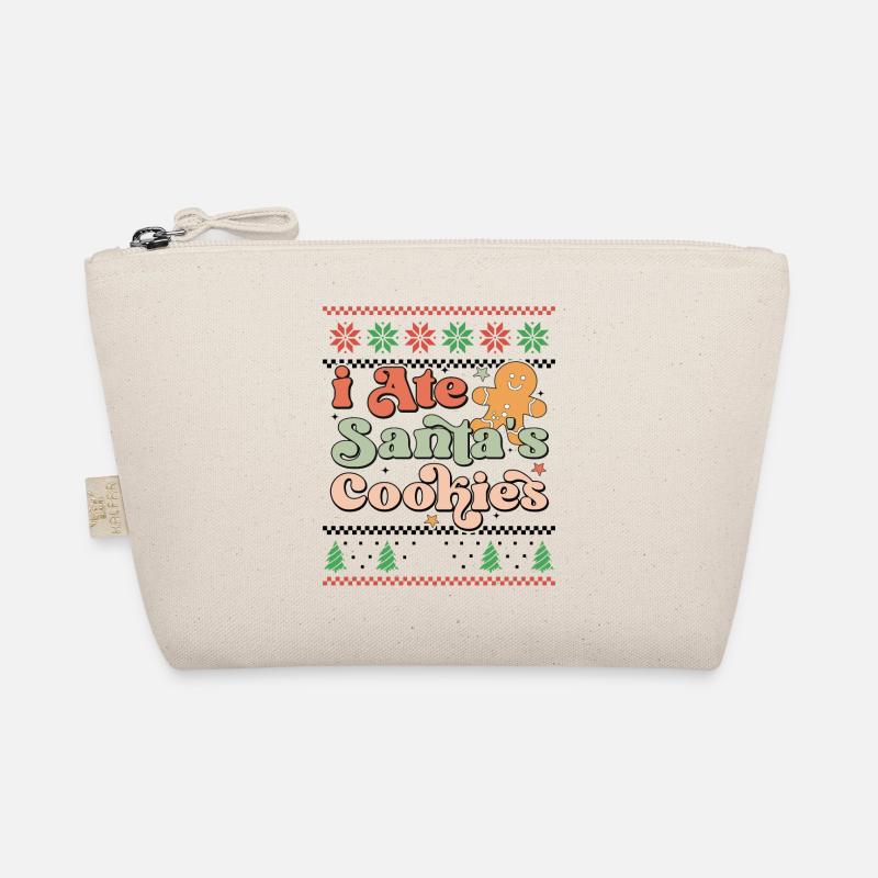 I ate Santa's Cookies - Retro Ugly Christmas Xmas Bio-Täschchen