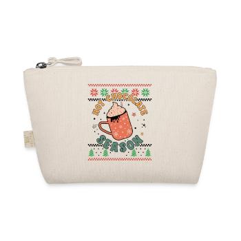 Saison du chocolat chaud - Noël rétro et moche - Trousse biologique - nature - Devant