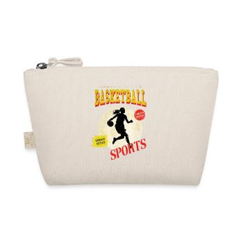 Basket-ball Femme Basketteur Joueur de basket-ball - Trousse biologique - nature - Devant