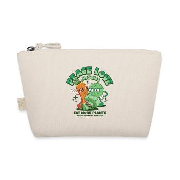 Peace love veggies - eat more plants - Organic Pouch - nature - Front