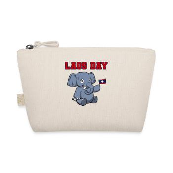 Laos Lao Drapeau Laotien éléphant Lao I cadeau - Trousse biologique - nature - Devant