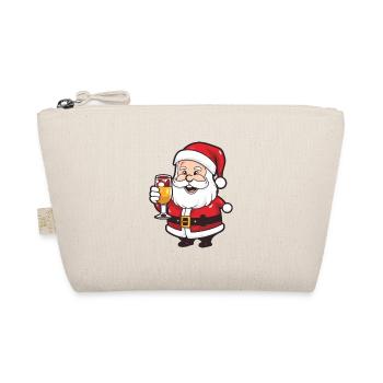 Père Noël à boire bande dessinée Noël - Trousse biologique - nature - Devant