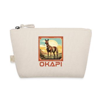 Okapi Sunset Spirit Animal - Bio-Täschchen - Natur - Vorne
