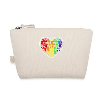 Pi Jour Arc-en-ciel Coeur Math LGBT Gay - Trousse biologique - nature - Devant