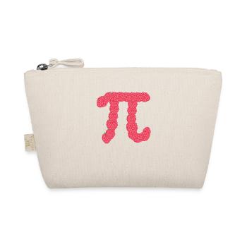 Raspberry Funny Pi Day Cake Math Lover - Organic Pouch - nature - Front