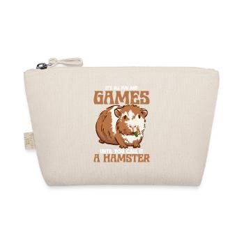 It's All Fun And Games Cavy Lover Guinea Pig - Organic Pouch - nature - Front