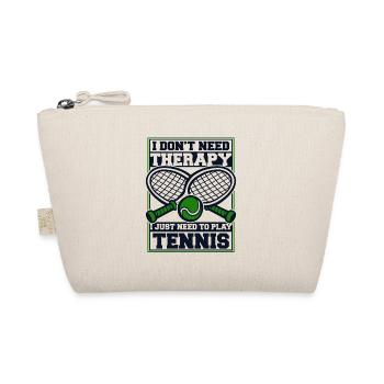 I Just Need To Play Tennis Tennistrainer - Bio-Täschchen - Natur - Vorne