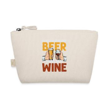 I Takes A Lot Of Good Beer To Make Great Wine Vint - Bio-Täschchen - Natur - Vorne
