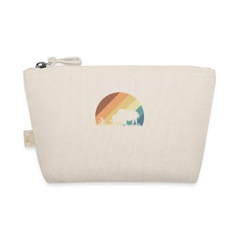 American Bison Animal Herd Nature - Organic Pouch - nature - Front