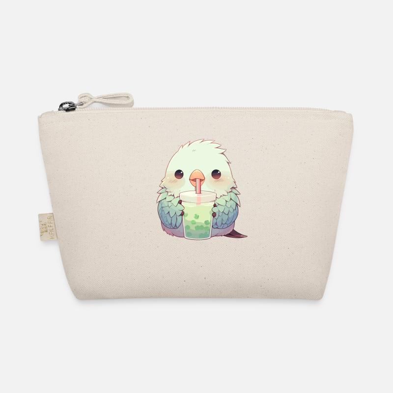Inséparable kawaii boit Boba Bubble Tea Chibi Trousse biologique