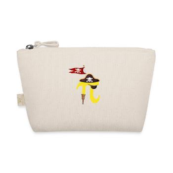Pi Day Pirate Math Geek Math Number Nerd - Organic Pouch - nature - Front