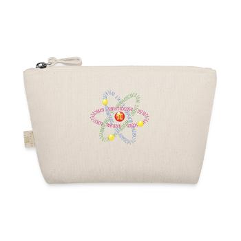 Math Lover, Pi Tag, Atom Symbol, Numbers 3.14 - Organic Pouch - nature - Front