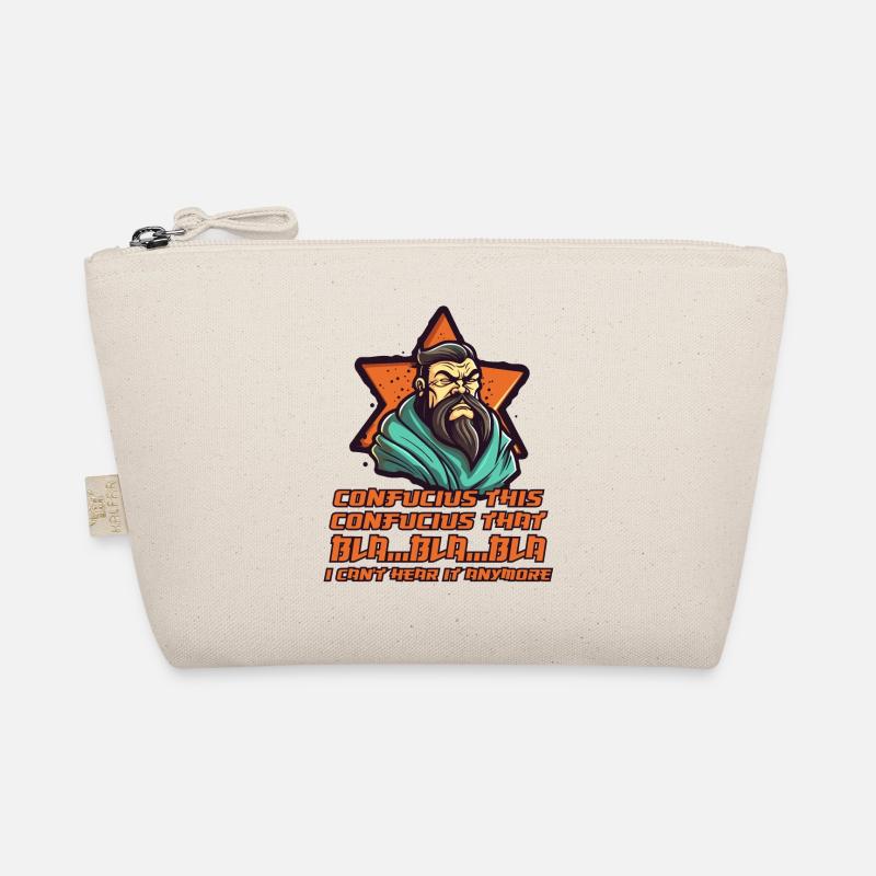 Konfuzius hat genug von den Sprüchen Bio-Täschchen