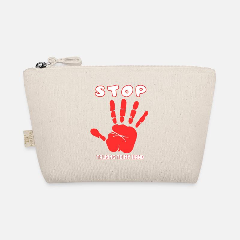 Stop Parle à ma main- Design de main drôle Trousse biologique