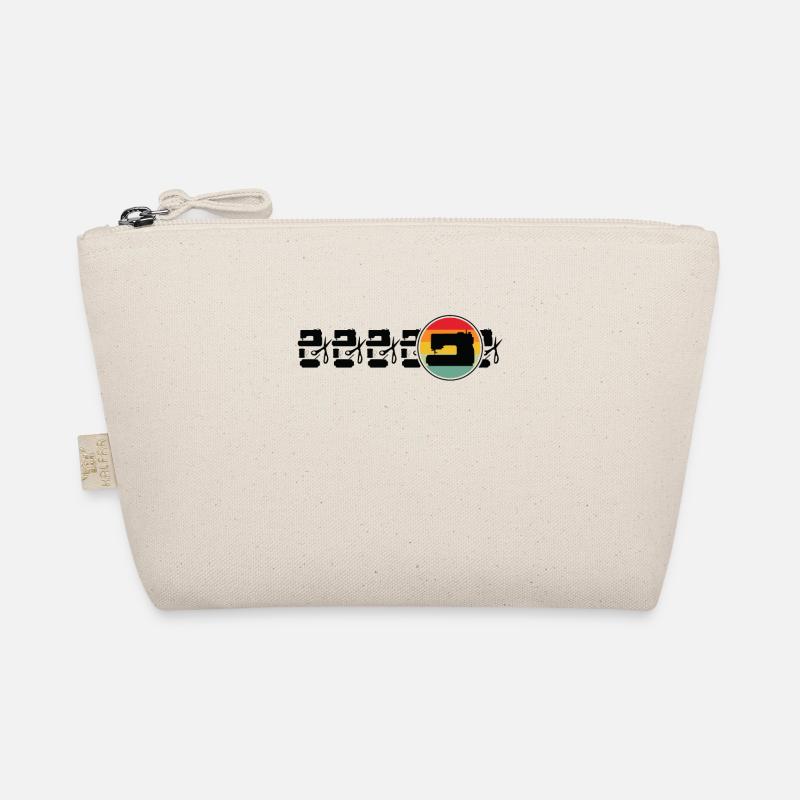 Nähmaschine Schneiderin Modedesignerin Bio-Täschchen