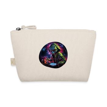 Alien DJ, Space DJ, Cosmic Beats, AlienCartoon, - Trousse biologique - nature - Devant