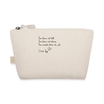 I love tea - Organic Pouch - nature - Front
