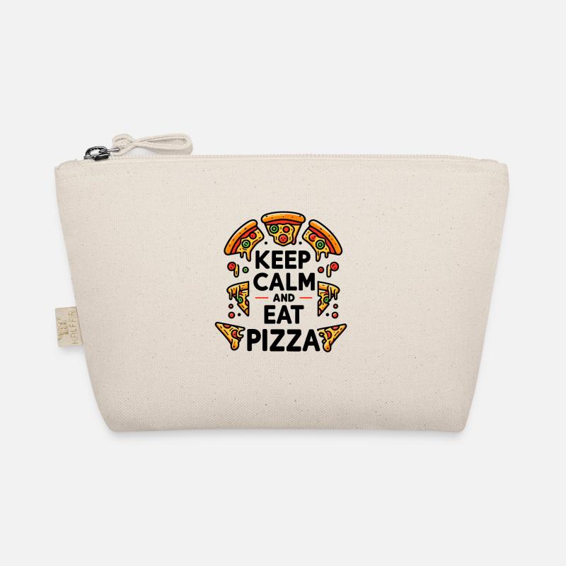 Keep Calm and Eat Pizza Organic Pouch