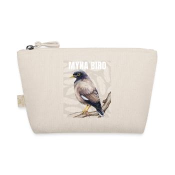 Myna Bird Collection – Elegance Meets Ethereal - Organic Pouch - nature - Front