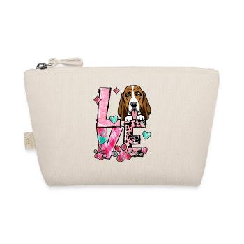 Basset Dog J’aime mon chien Saint-Valentin - Trousse biologique - nature - Devant